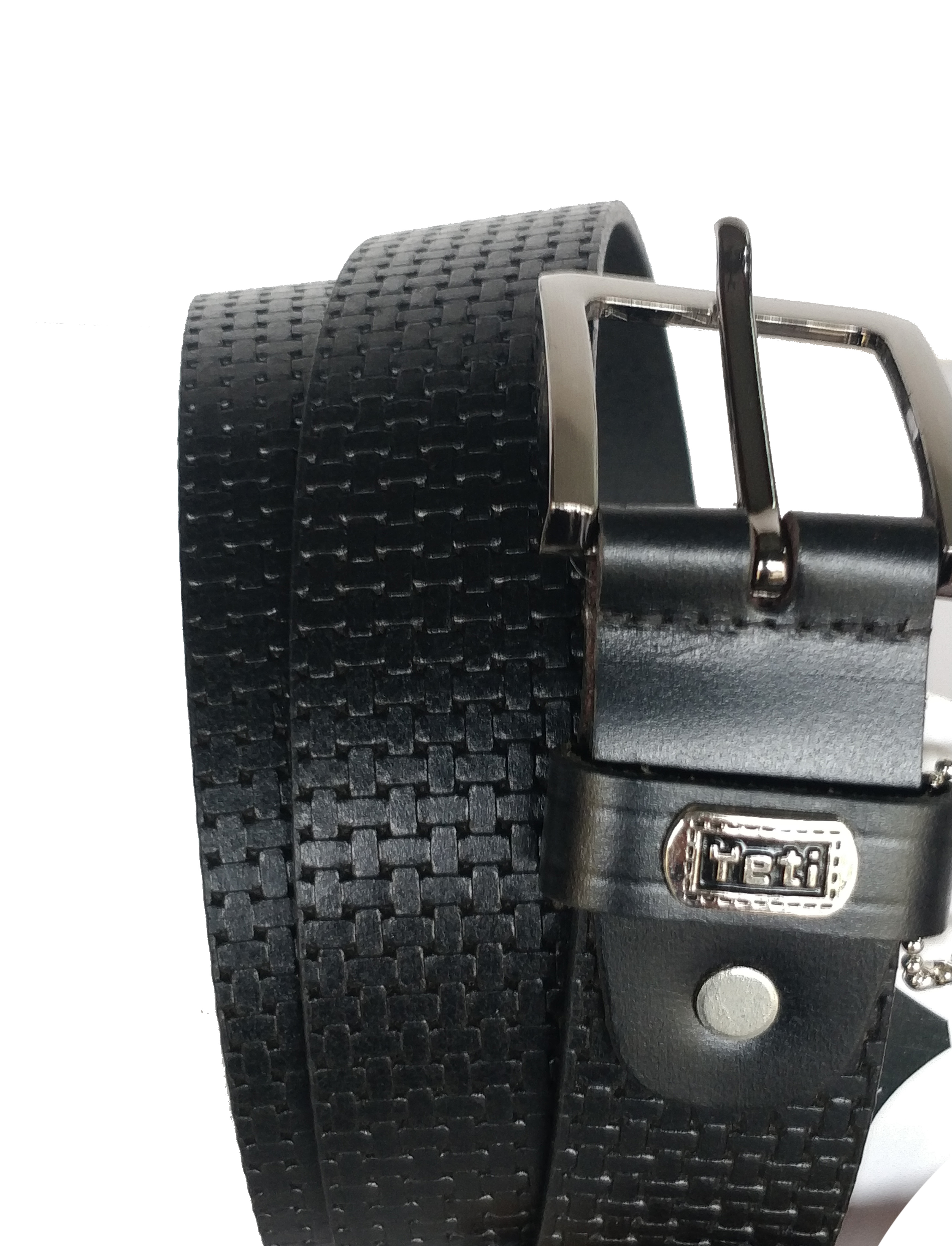 1.35" Special Basket Print Black Belt-34mm (3400)
